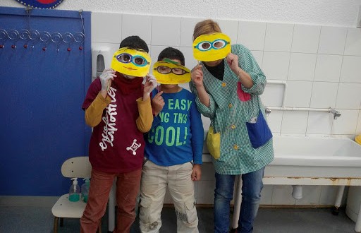 Celebrant el carnaval al menjador